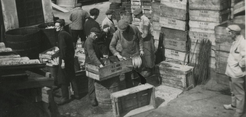 Firma Kegge, gevestigd aan de Koppelstokstraat 95 in 1947. Fotograaf onbekend