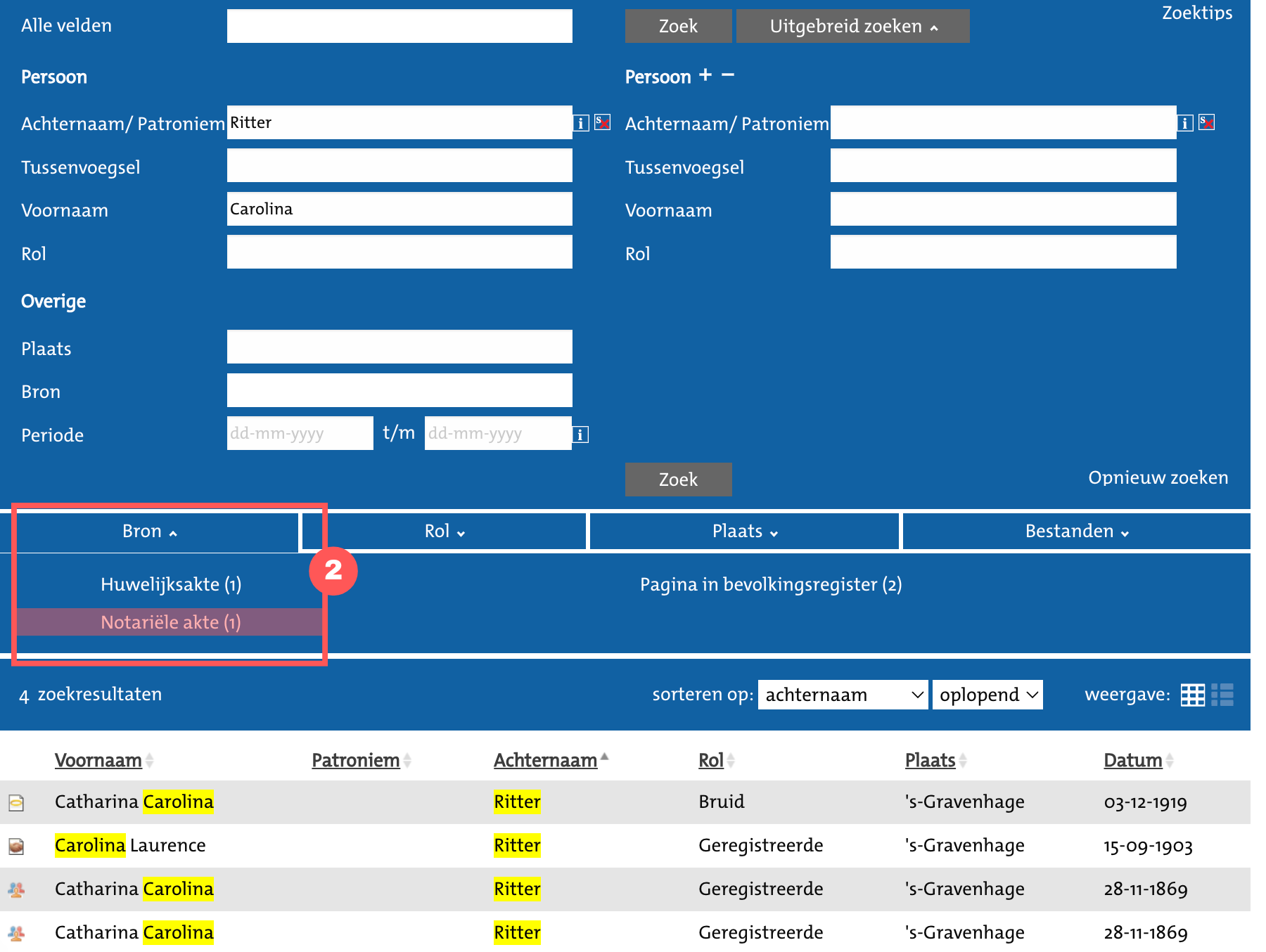 Zoekhulp notariële archieven Zoekhulp notariële archieven