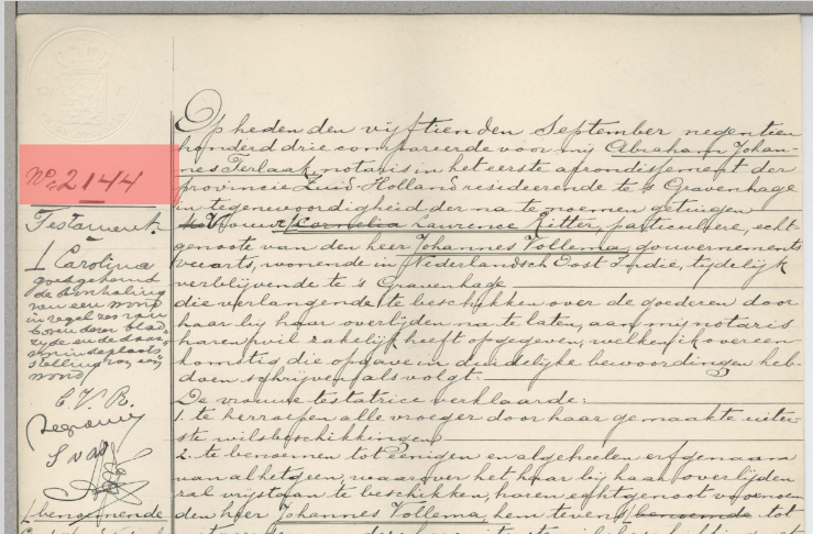 Zoekhulp notariële archieven Zoekhulp notariële archieven