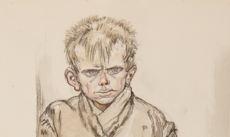 “Hongerwinter”, tekening A.M. Luijt, 1945 (fragment), Haags Gemeentearchief