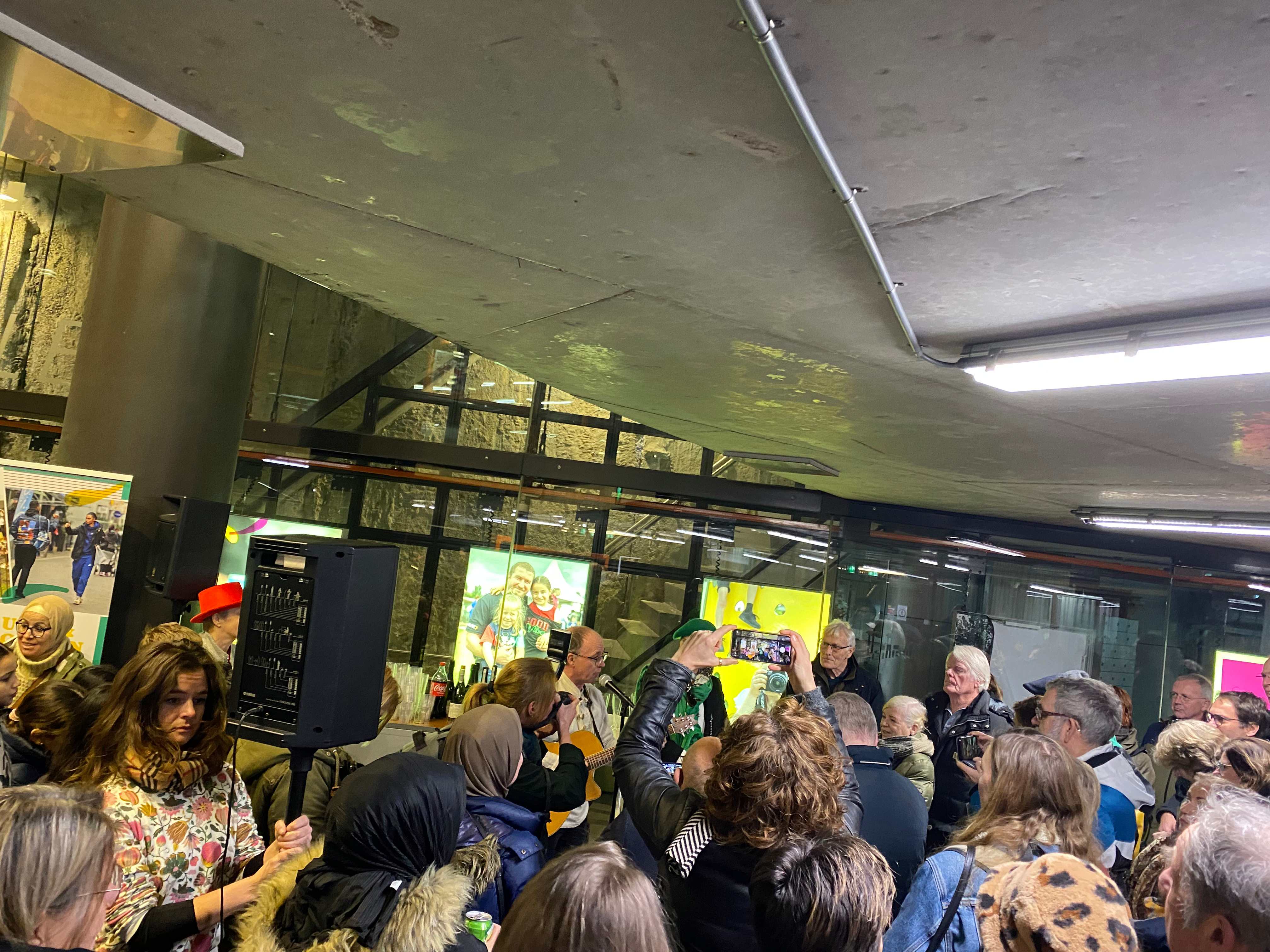 Opening Feest in de Vinex, Galerij tramtunnel. Foto: Petra Kortekaas