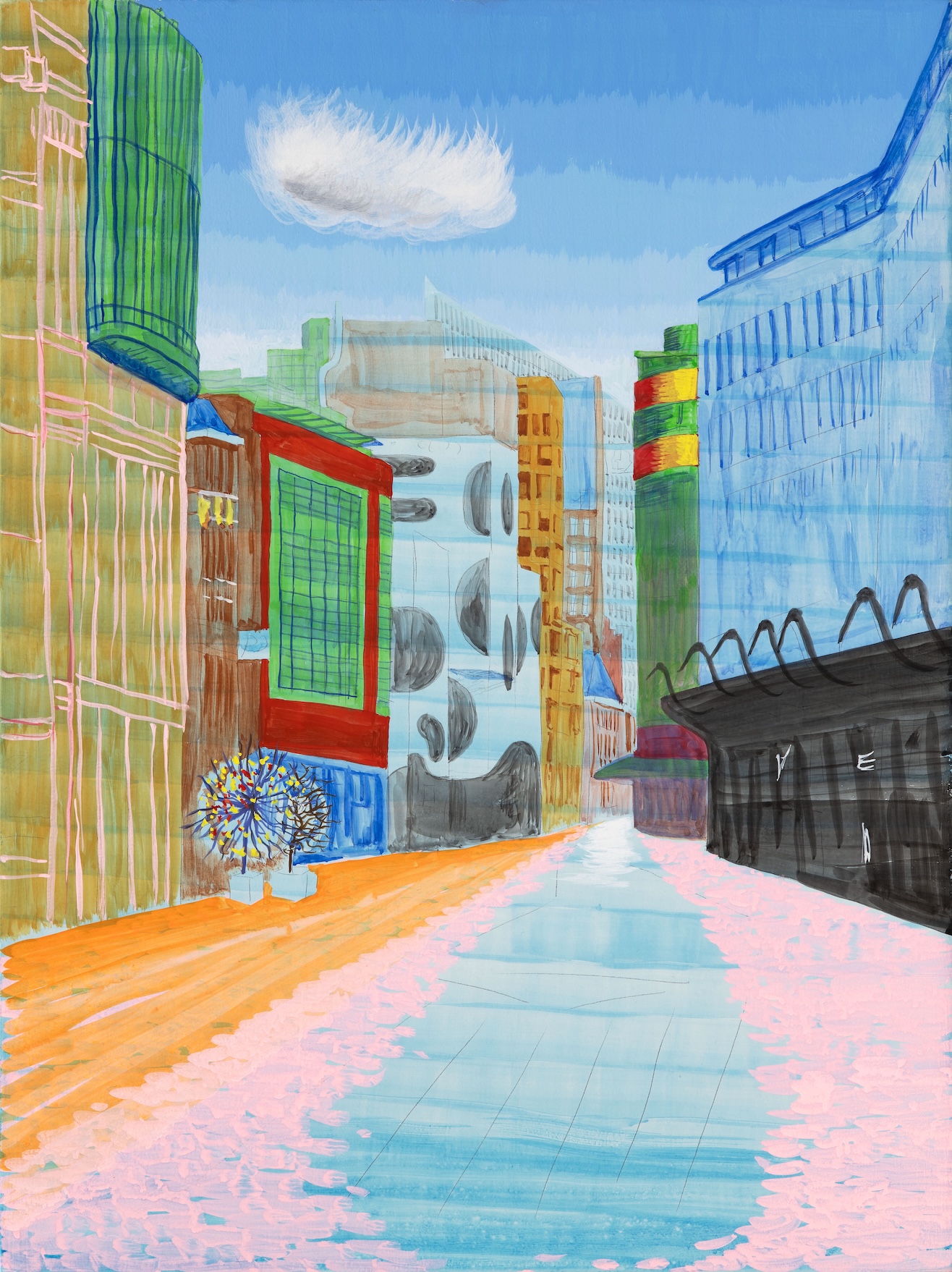 Philip Akkerman, Stadstekenaar Den Haag 2026, Grote Marktstraat