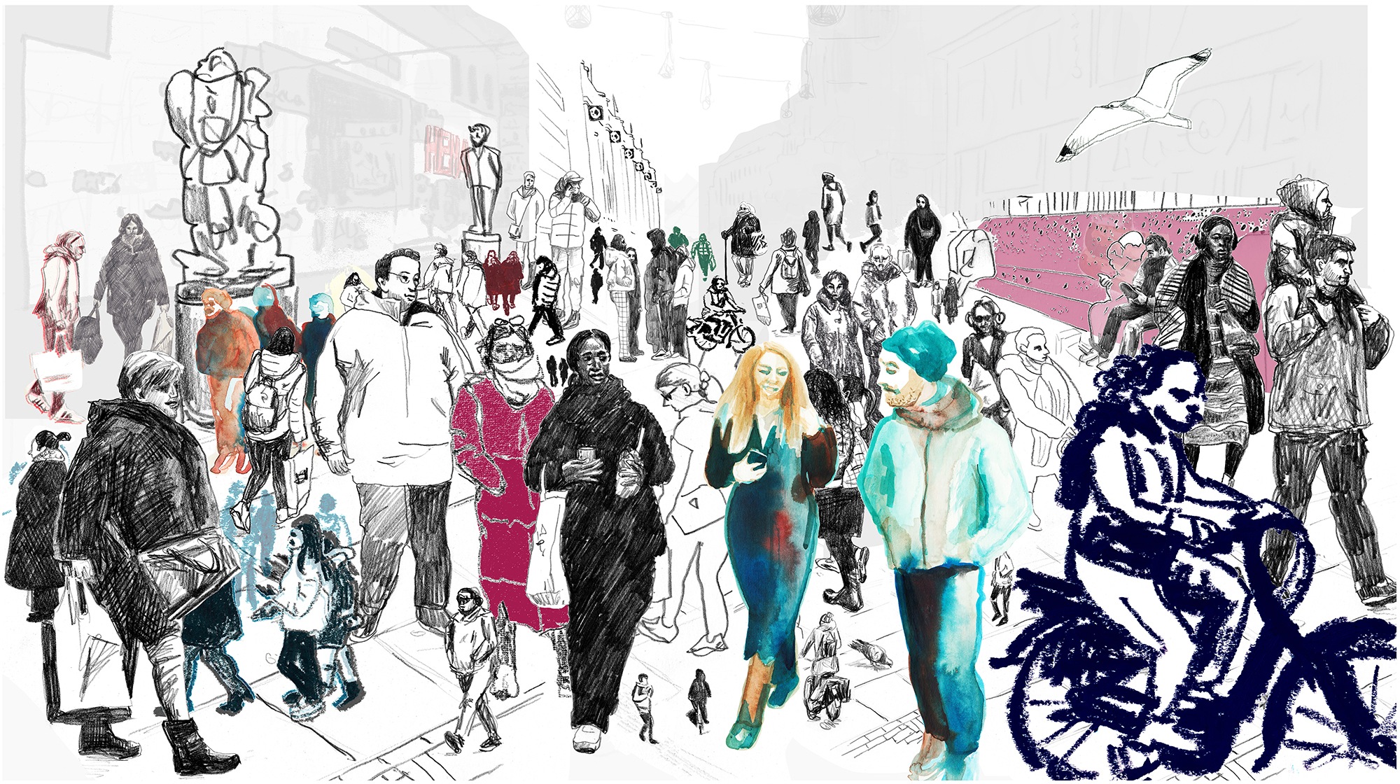 Grote Marktstraat, vervaardiger Babette Wagenvoort, 2023