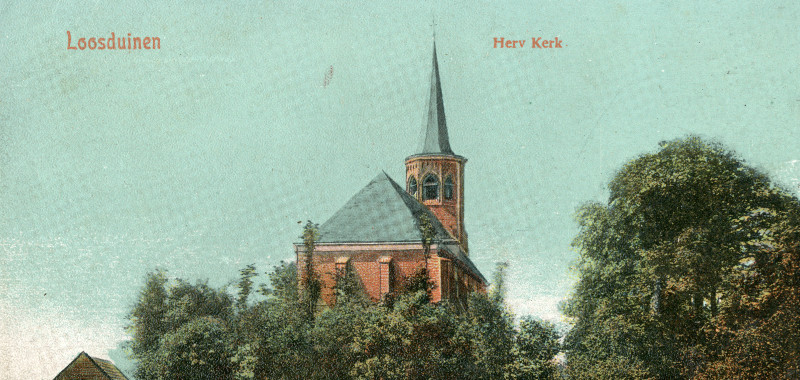 1910, Willem III straat, achterzijde van de Abdijkerk 1910, Willem III straat, achterzijde van de Abdijkerk