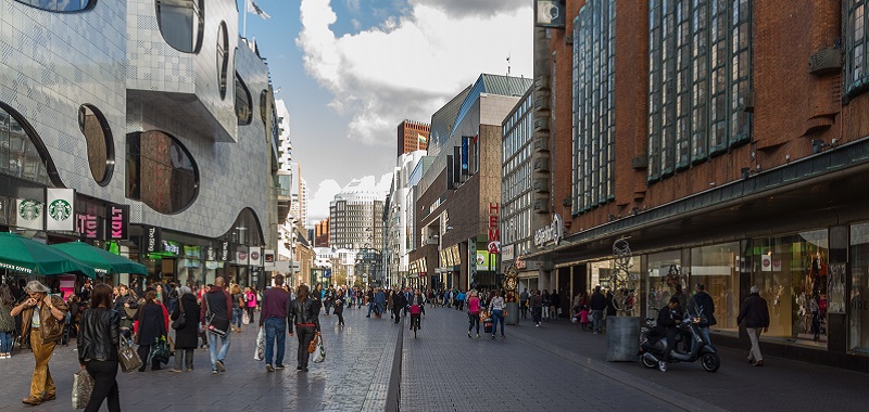 Voetgangersgebied Grote Marktstraat, 2015. Foto: Harry van Reeken