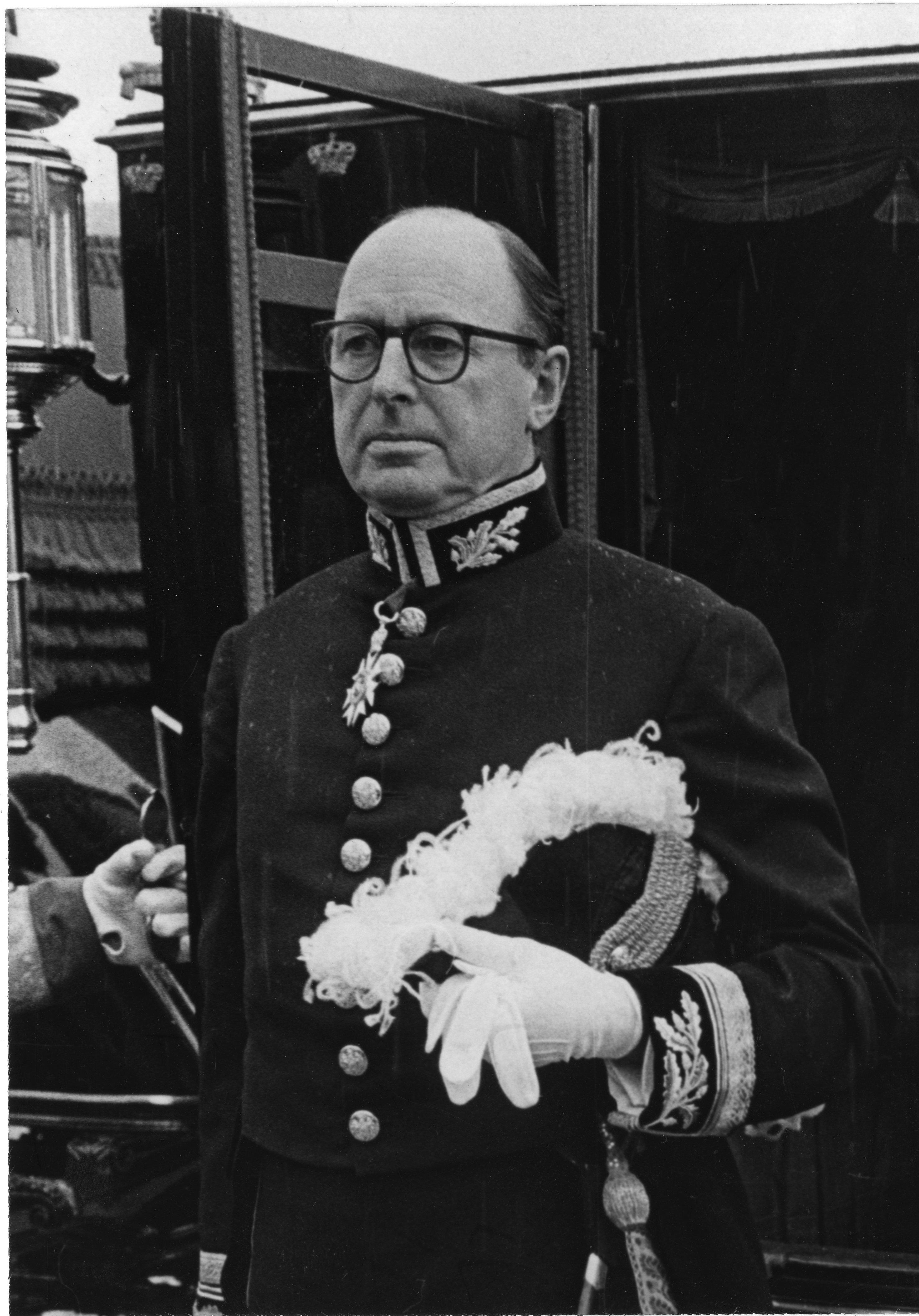 Sir Peter Garran ambassadeur van Engeland. Foto: Stokvis 1965