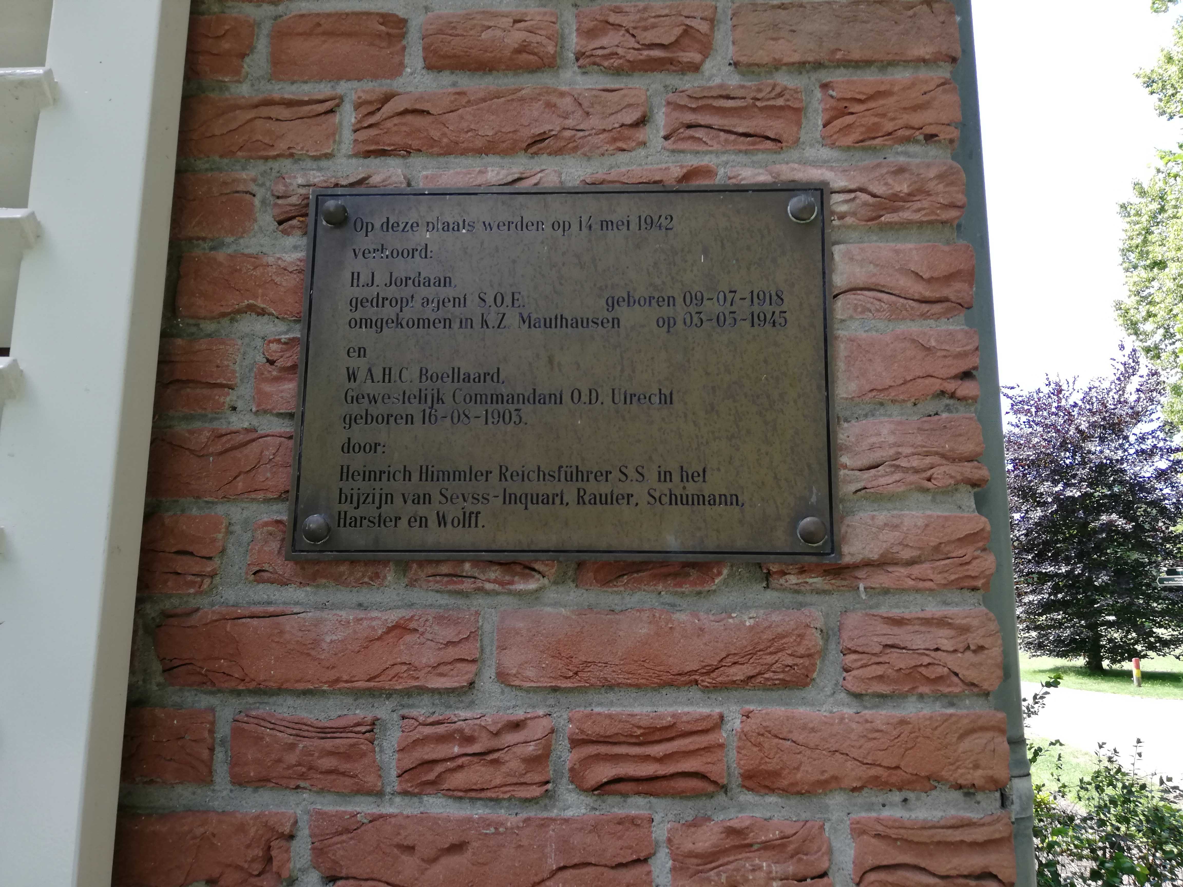 Clingendael Monument Jordaan Boellaard; foto: Corien Glaudemans