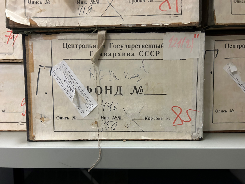 Russische archiefdozen