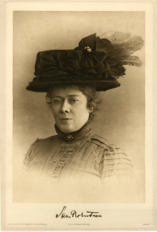 Suze Robertson, 1900. Maker Cornelis Johannes Lodewicus Vermeuelen
