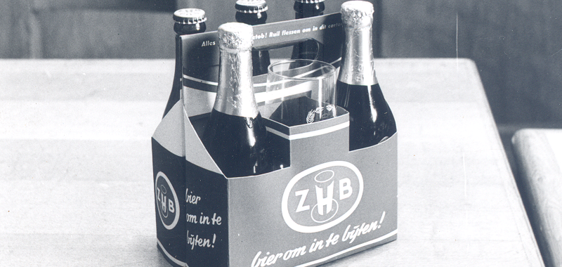 Bierflesjes van de Zuid-Hollandsche Bierbrouwerij