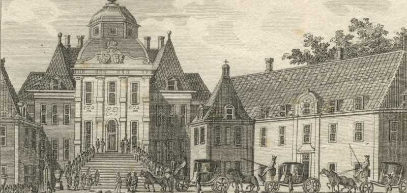 1750, gravure Huis den Bosch | D. Wit 1750, gravure Huis den Bosch | D. Wit