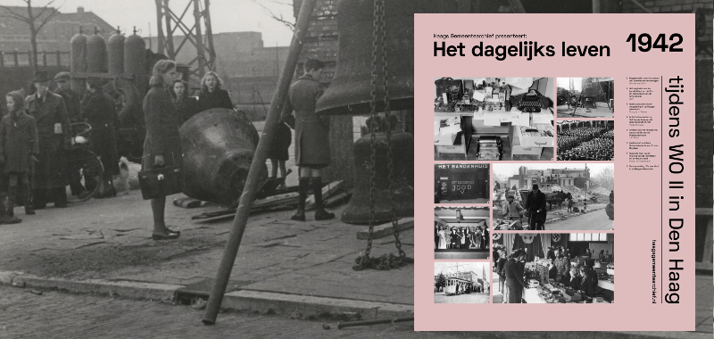 Schenkkade hoek Koningin Sophiestraat; klokkenroof uit de R.K. St. Liduinakerk | Dienst Stadsontwikkeling en Volkshuisvesting Schenkkade hoek Koningin Sophiestraat; klokkenroof uit de R.K. St. Liduinakerk | Dienst Stadsontwikkeling en Volkshuisvesting