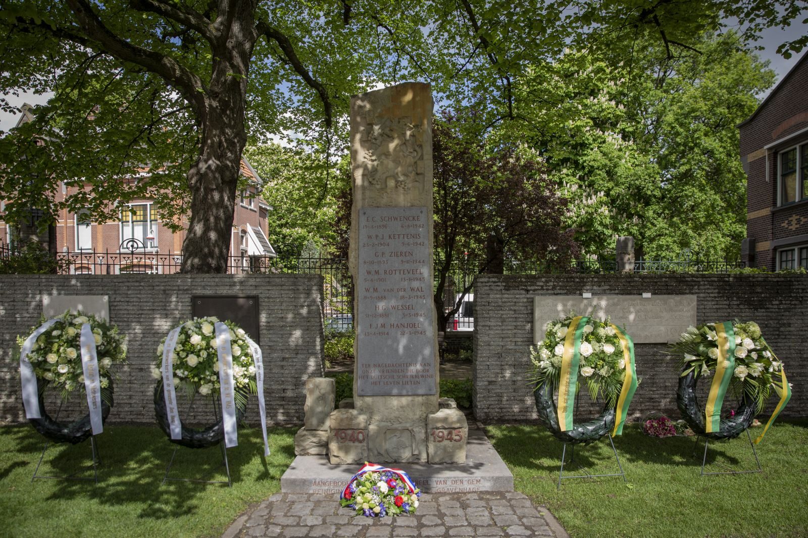 Herdenkingsmonument aan het Trekvlietplein in Den Haag. Fotograaf Emmy de Graaf
