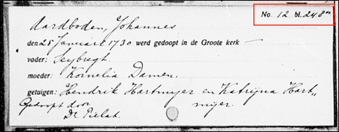 Naamindex dopen invnummer en paginanummer Naamindex dopen invnummer en paginanummer