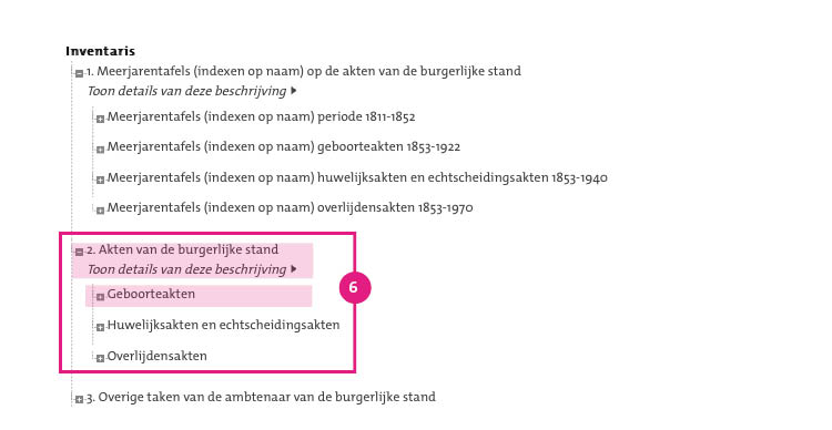 Zoekhulp Geboorteakten HGA6