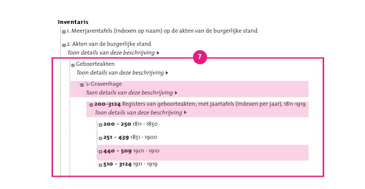 Zoekhulp Geboorteakten HGA7