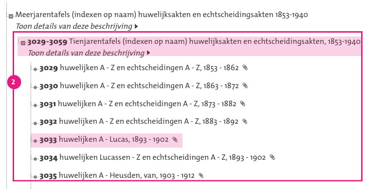 Zoekhulp Huwelijksakten HGA2