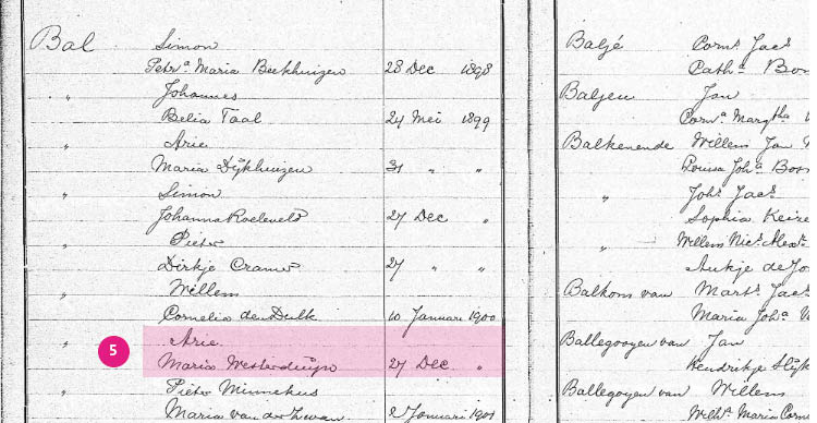 Zoekhulp Huwelijksakten HGA5