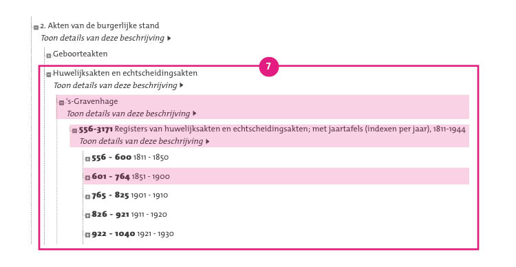 Zoekhulp Huwelijksakten HGA7