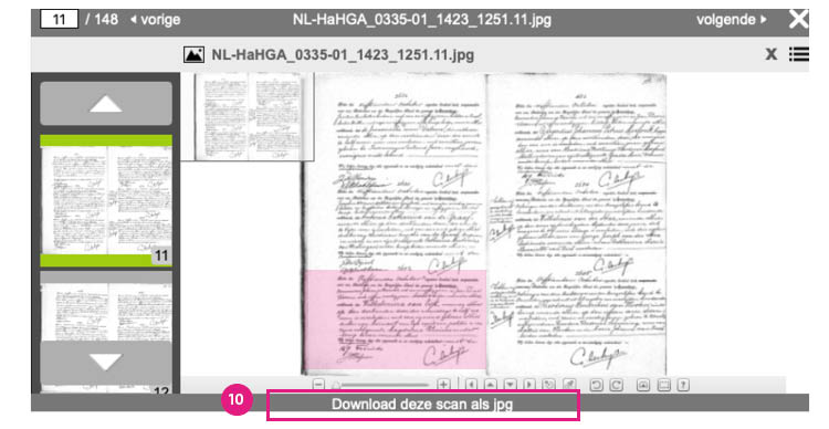 Zoekhulp Overlijdensakten HGA10