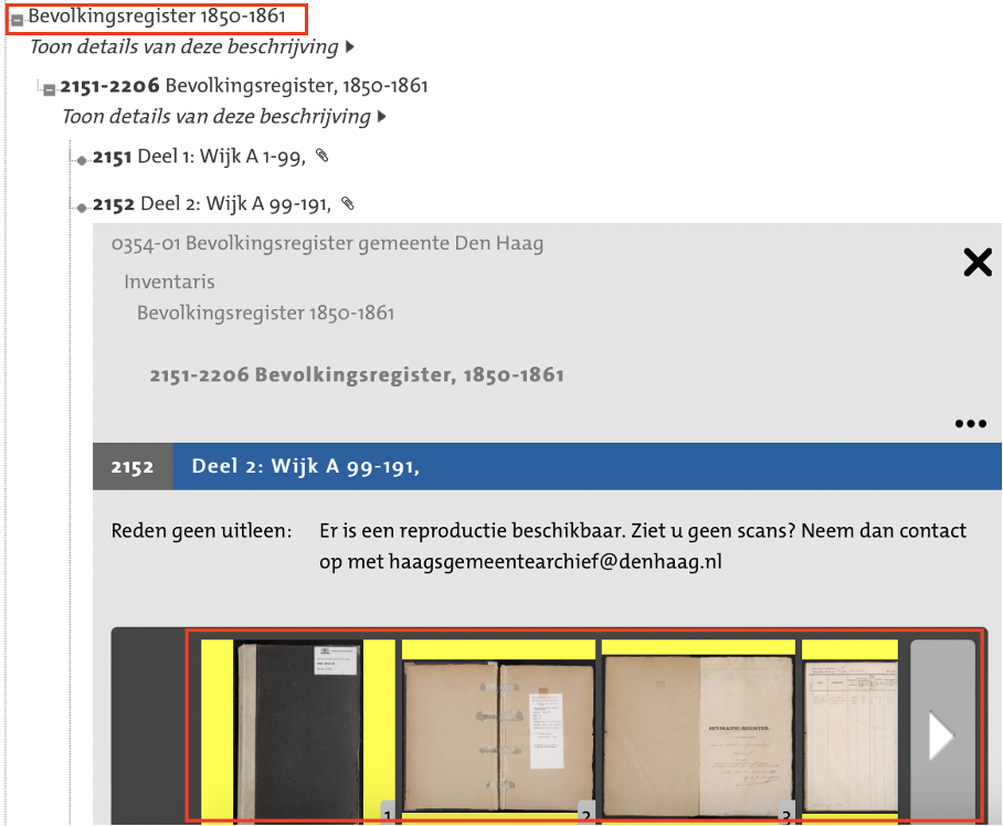 zoeken bevolkingsregister