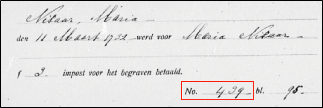 Zoekinstructie begraven 1695 1805 concordans oude en nieuwe inventarisnummers impostboeken Zoekinstructie begraven 1695 1805 concordans oude en nieuwe inventarisnummers impostboeken